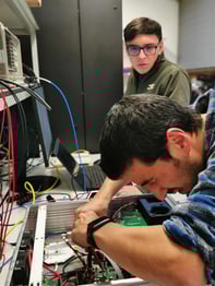 Jan25 Cristian and Jorge in lab
