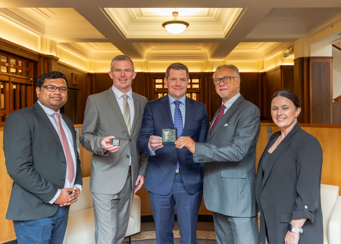 Pilot Photonics Minister Peter Burke