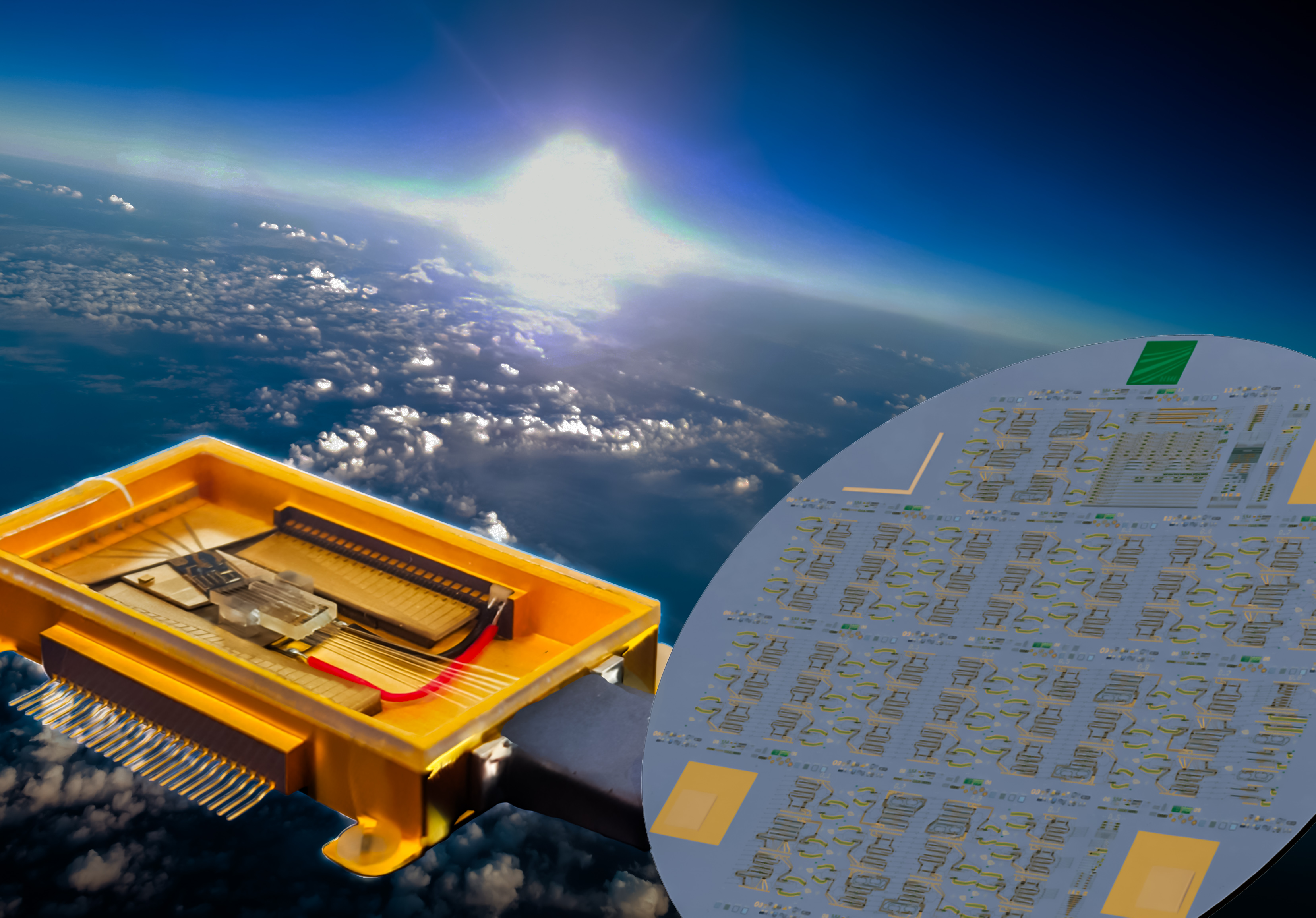 Pilot Photonics Optical Frequency Generator Unit Integrated Photonics for Space Instrumentation